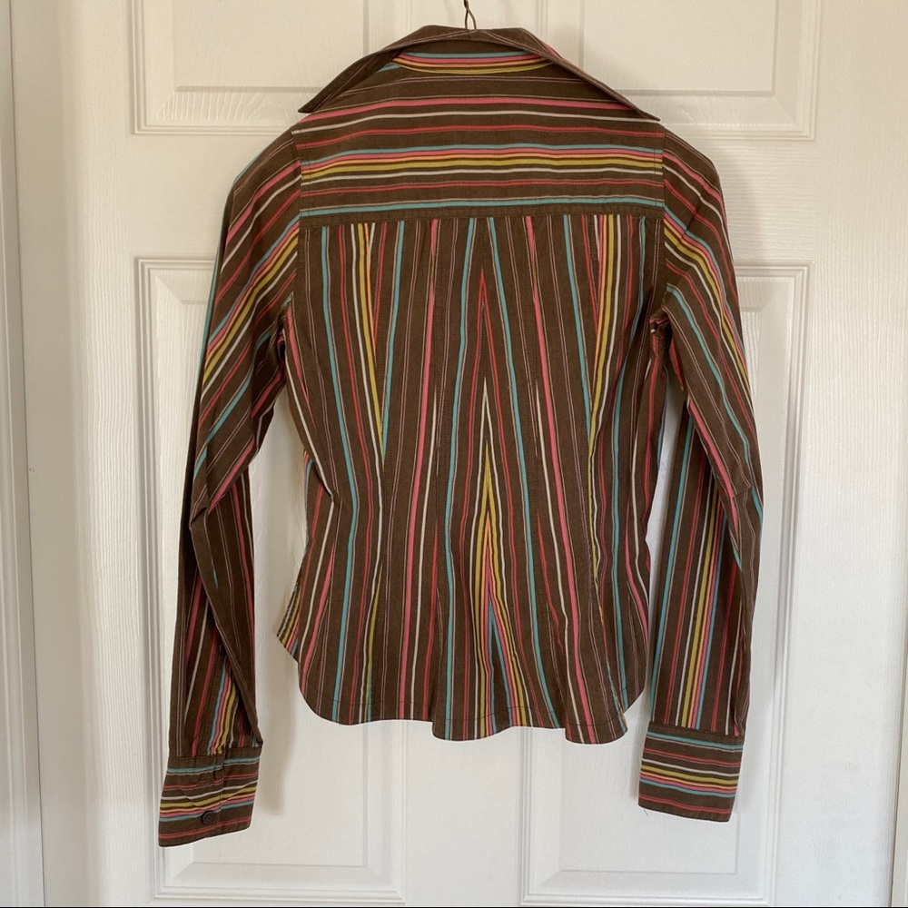 Byron Lars Beauty Mark Striped top size 4 - Picture 5 of 5